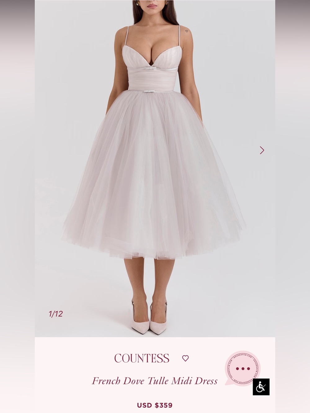 House of CB Countess Tulle Dress